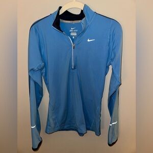 Nike Blue Dri-FIT Quarter Zip - XS